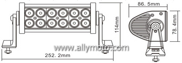 36W LED Light Bar 2001